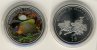 1 Dollar 2001 Schmetterlingsfische vor Rifflandschaft