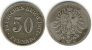 50 Pfennig 1877 E --- s/s