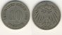 10 Pfennig 1892 A ---- siehe großes Bild