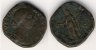 FAUSTINA FILIA- gestorben 175 u. z. SESTERZ-siehe Beschr. u.Bild