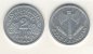 2 Francs 1944 B - siehe großes Bild