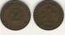 2 Pfennig 1966 D --- vz