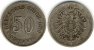 50 Pfennig 1876 J -- siehe großes Bild