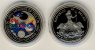1 Dollar 1995 Meerjungfrau mit Harfe in Muschel