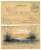Holzkarte - Seestimmung mit Vögeln 17.4. 1900
