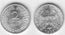 2 Reichsmark 1925 F --- f.stfr seltene Erhaltung