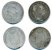 1 Forint 1876 KB Lot zu 2 Stk