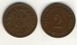 2 Pfennig 1912 F --- f.vz --- siehe großes Bild