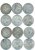 20 Kreuzer Typ 1868 bis 1872 6 stk meist vz
