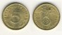 5 Reichspfennig 1937 A --- siehe großes Bild