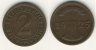 2 Rentenpfennig 1924 F fast vz