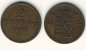 Sachsen 2 Pfennig 1859 F --- vz