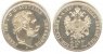 1/4 Gulden 1867 A selten Erstabschlag