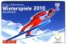 5 Euro 2010 Winterspiele Skisprung kleines Blister