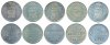 6 Kreuzer 1849 A 5 Stück meist gutes vz