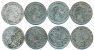 20 Kreuzer Typ 1868 bis 1872 FJI 4 Stück