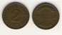 2 Rentenpfennig 1924 G vz