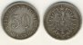 50 Pfennig 1875 E SEHR SELTEN
