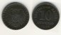 10 Pfennig 1921 A --- f.vz --- siehe großes Bild