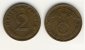 2 Reichspfennig 1936 D --- siehe großes Bild